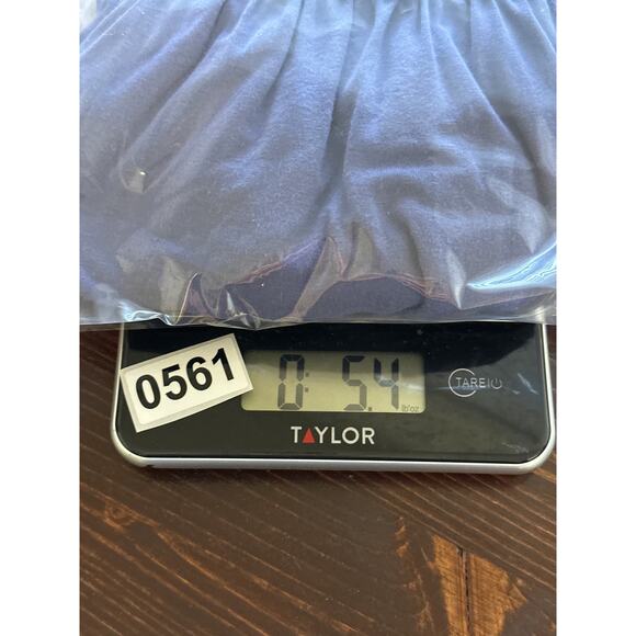 90s Y2K Max Studio Babydoll Tunic L Perrywinkle Blue Ruched Waist Going Out Top - Picture 10 of 10